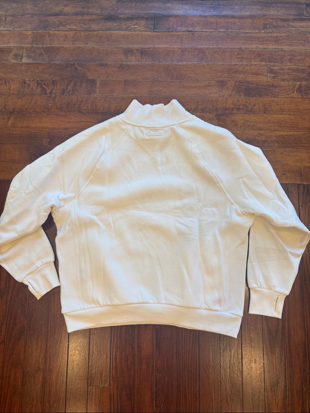 COMFRT mock neck pullover in Shell - Picture 3 of 5